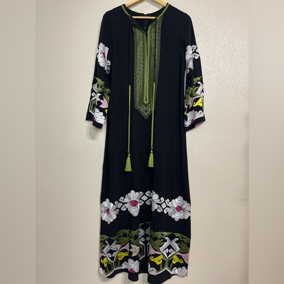 Bohemia Embroidered long Dress Kaftan - Picture 13 of 14